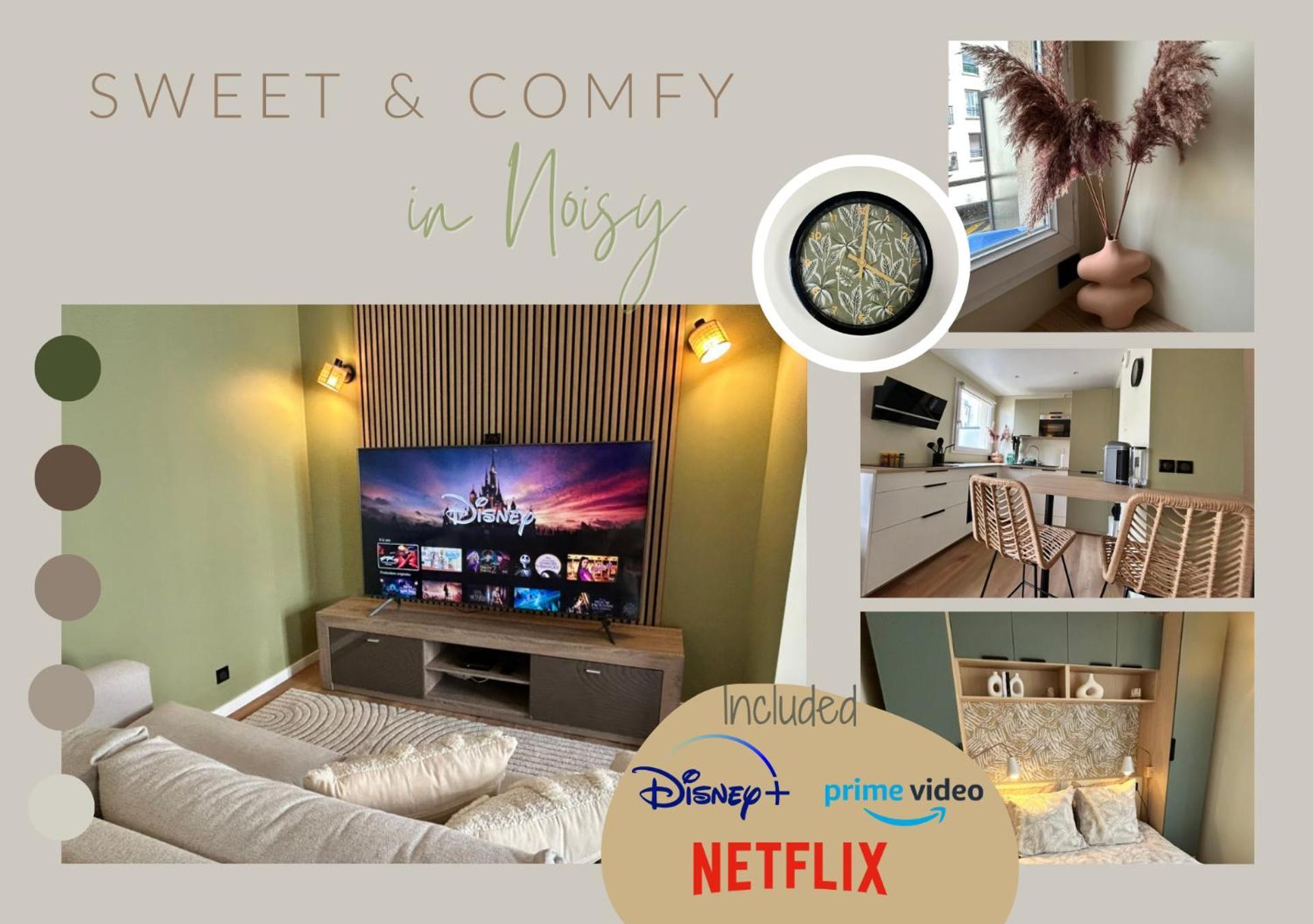 Sweet And Comfy In Hyper City Center With Netflix, Prime And Disney Plus Included Noisy-le-Grand Eksteriør billede